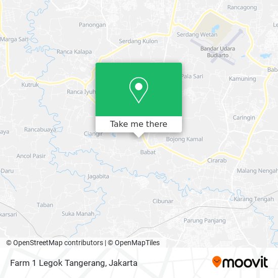 Farm 1 Legok Tangerang map