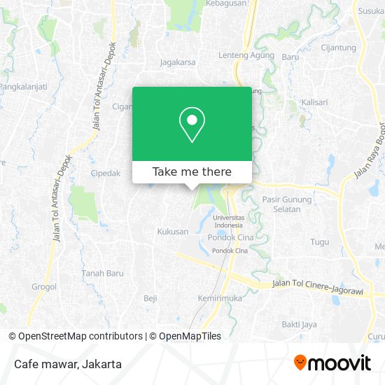 Cafe mawar map