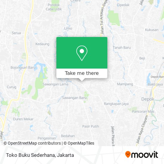 Toko Buku Sederhana map