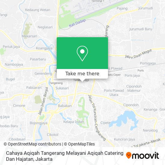 Cahaya Aqiqah Tangerang Melayani Aqiqah Catering Dan Hajatan map