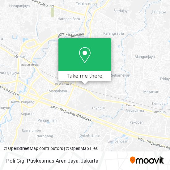 Poli Gigi Puskesmas Aren Jaya map