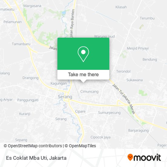 Es Coklat Mba Uti, Jalan Semaun Bakri map