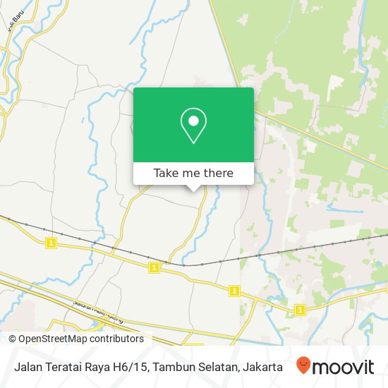 Jalan Teratai Raya H6 / 15, Tambun Selatan map