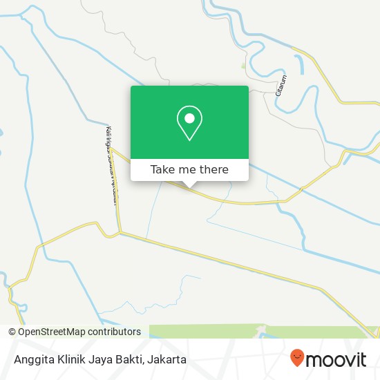 Anggita Klinik Jaya Bakti, Jalan Utan Mada map