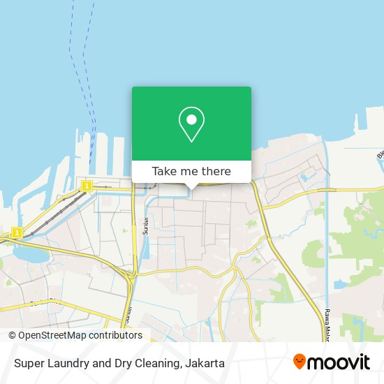 Super Laundry and Dry Cleaning map