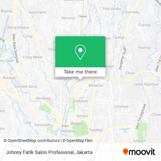 Johnny Fatik Salon Profesional map