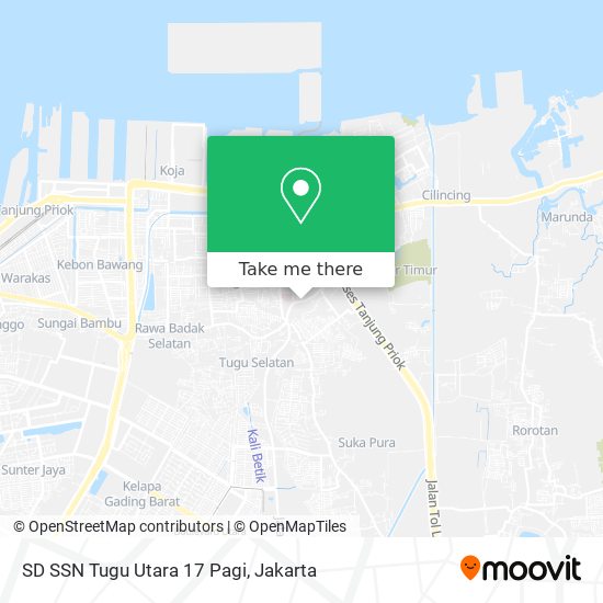SD SSN Tugu Utara 17 Pagi map