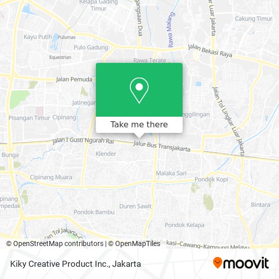 Kiky Creative Product Inc. map