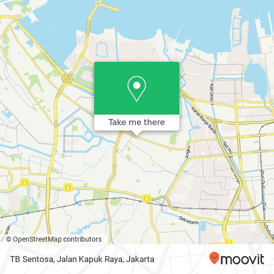 TB Sentosa, Jalan Kapuk Raya map