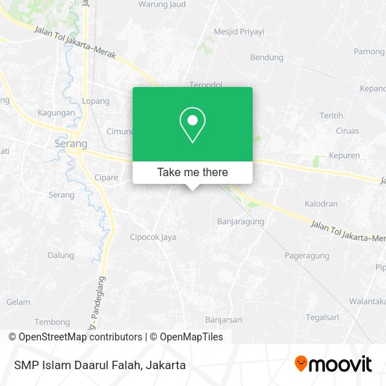 SMP Islam Daarul Falah, Jalan Kemang Pusri map