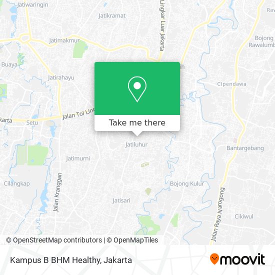 Kampus B BHM Healthy map