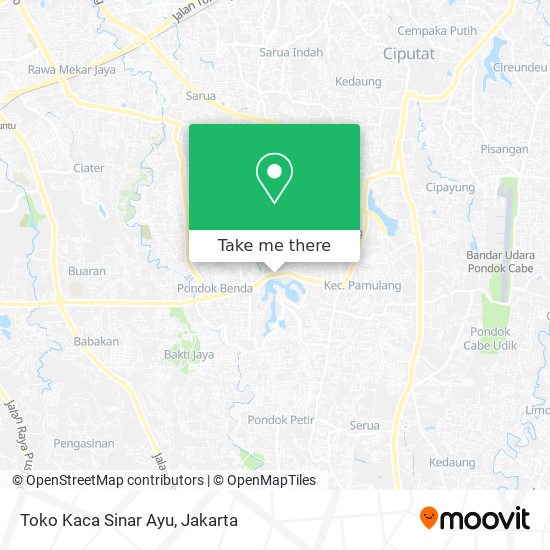 Toko Kaca Sinar Ayu map