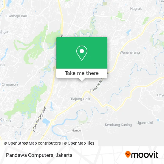 Pandawa Computers map