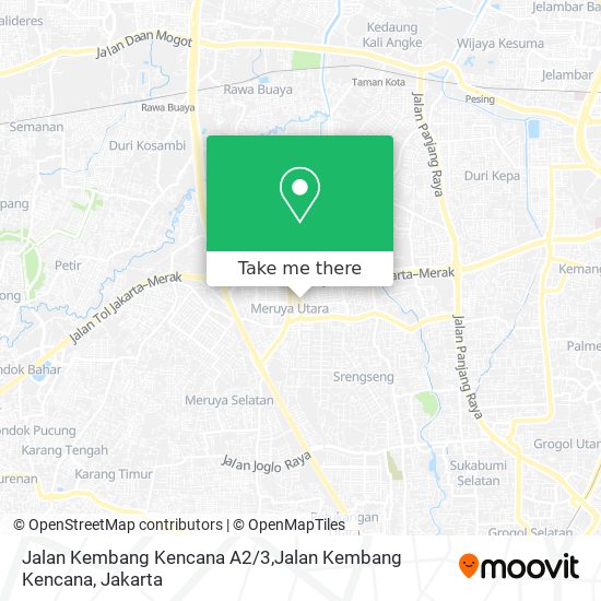 Jalan Kembang Kencana A2 / 3,Jalan Kembang Kencana map