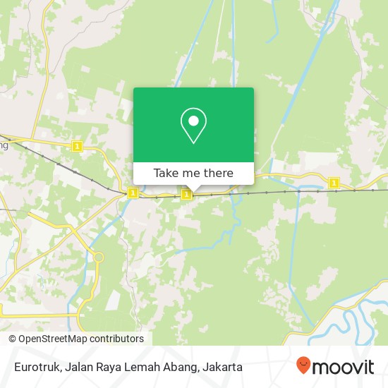 Eurotruk, Jalan Raya Lemah Abang map