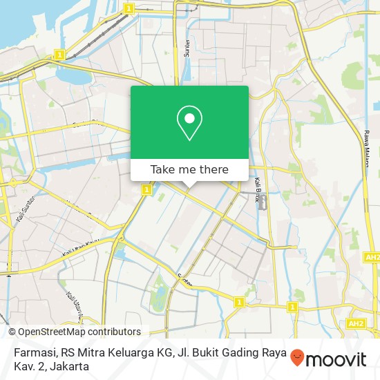 Farmasi, RS Mitra Keluarga KG, Jl. Bukit Gading Raya Kav. 2 map