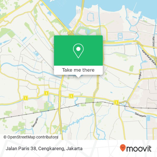 Jalan Paris 38, Cengkareng map