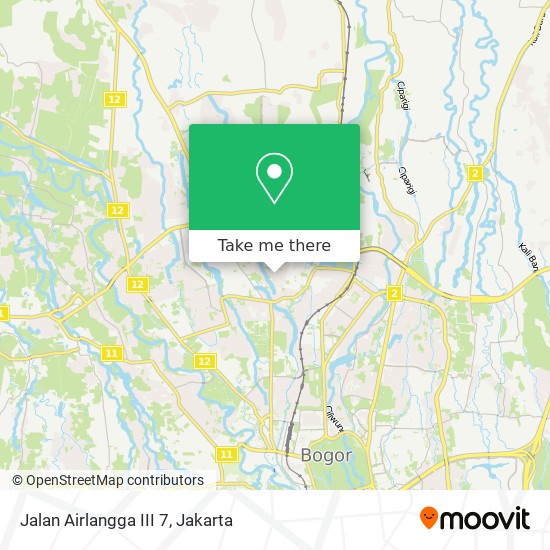 Jalan Airlangga III 7 map