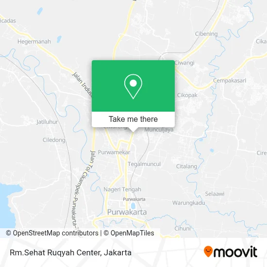 Rm.Sehat Ruqyah Center, Jalan Veteran map
