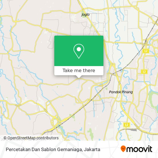 Percetakan Dan Sablon Gemaniaga map