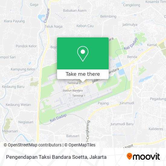 Pengendapan Taksi Bandara Soetta map