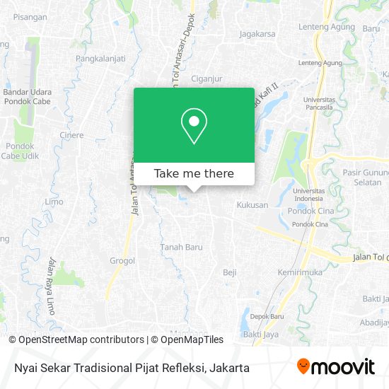 Nyai Sekar Tradisional Pijat Refleksi map