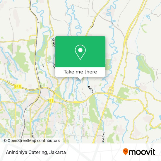 Anindhiya Catering map