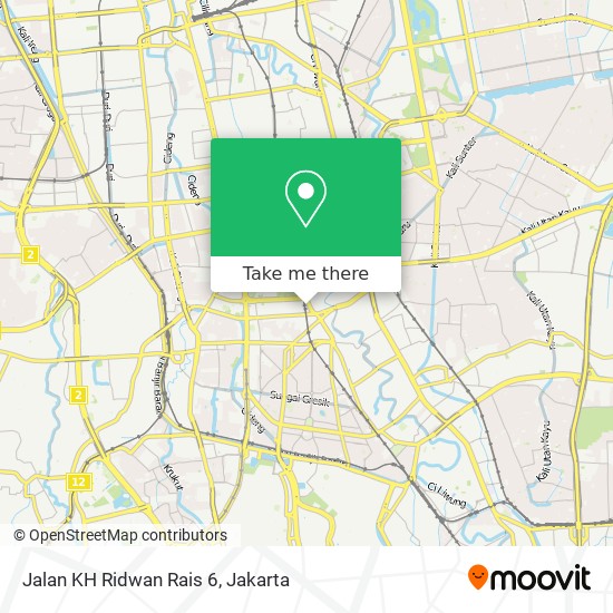 Jalan KH Ridwan Rais 6 map