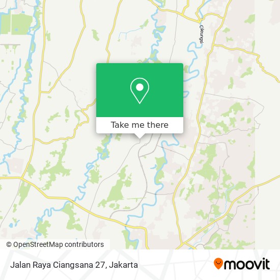 Jalan Raya Ciangsana 27 map