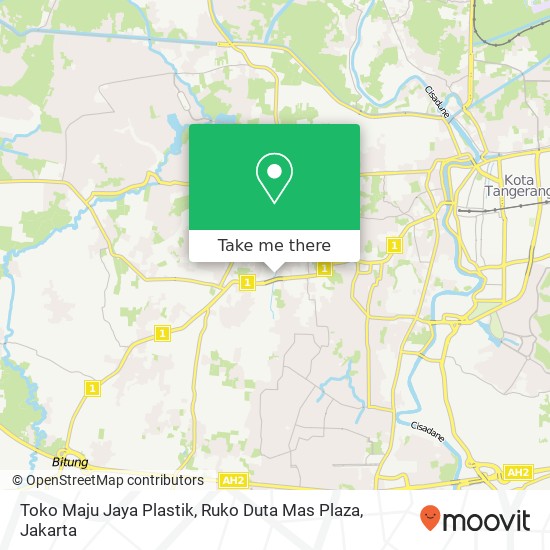 Toko Maju Jaya Plastik, Ruko Duta Mas Plaza map