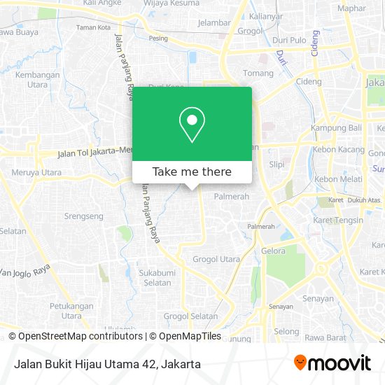 Jalan Bukit Hijau Utama 42 map