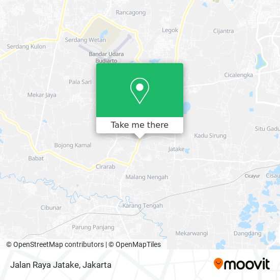 Jalan Raya Jatake map