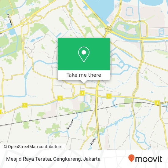 Mesjid Raya Teratai, Cengkareng map