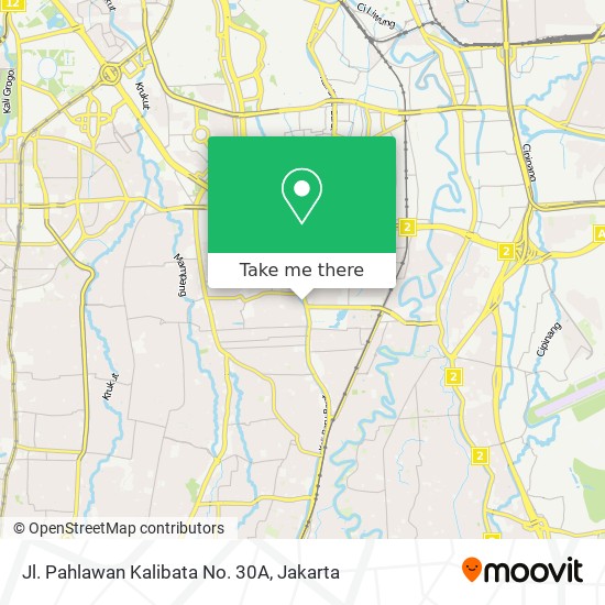 Jl. Pahlawan Kalibata No. 30A map