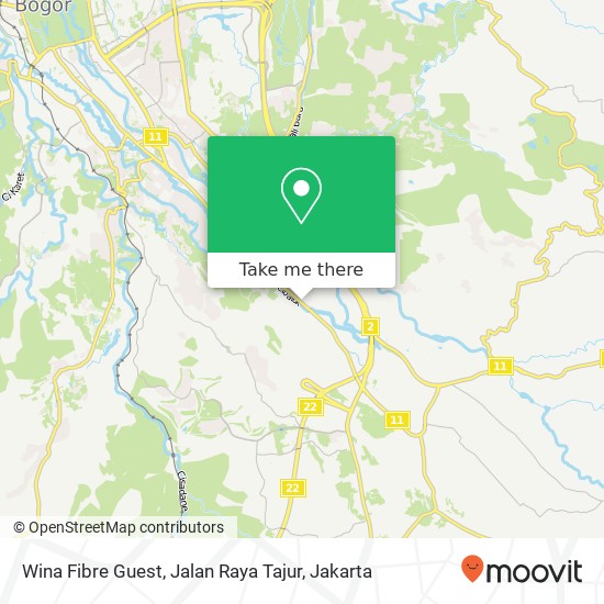 Wina Fibre Guest, Jalan Raya Tajur map