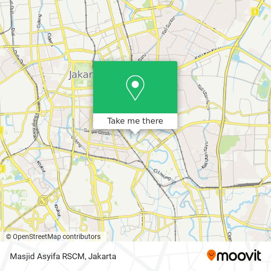 Masjid Asyifa RSCM map