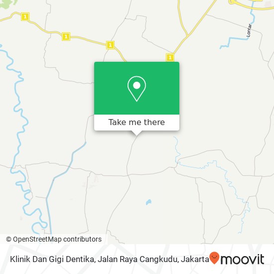 Klinik Dan Gigi Dentika, Jalan Raya Cangkudu map