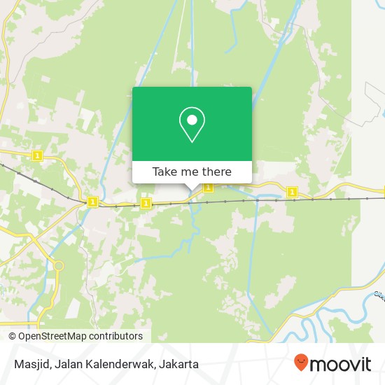 Masjid, Jalan Kalenderwak map