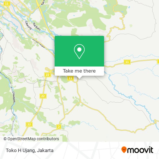 Toko H Ujang map