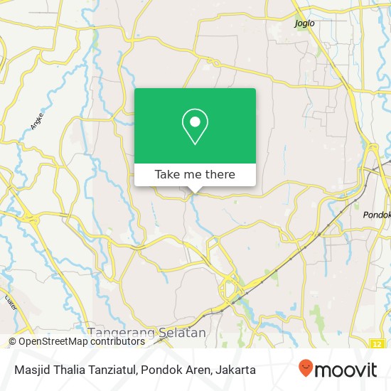 Masjid Thalia Tanziatul, Pondok Aren map