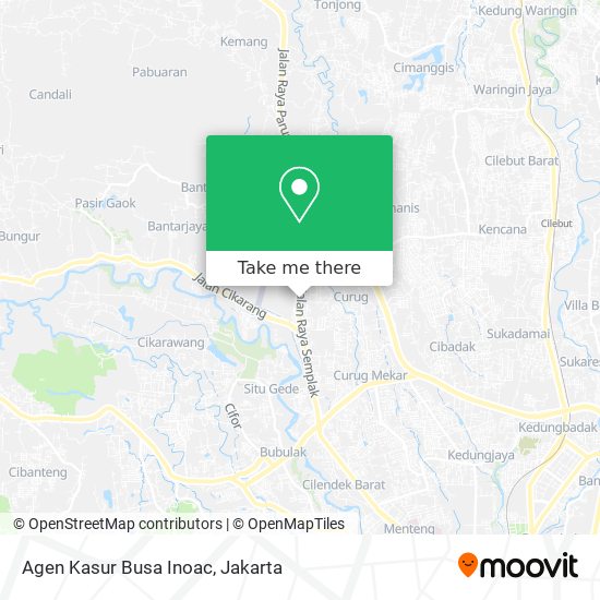 Agen Kasur Busa Inoac map