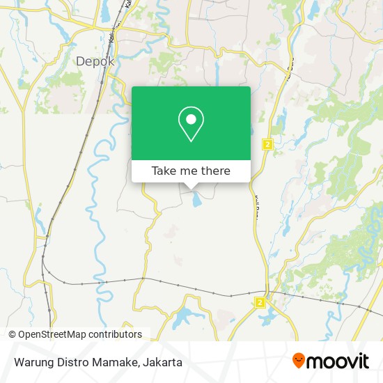 Warung Distro Mamake map