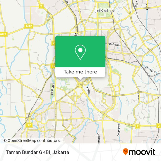 Taman Bundar GKBI map