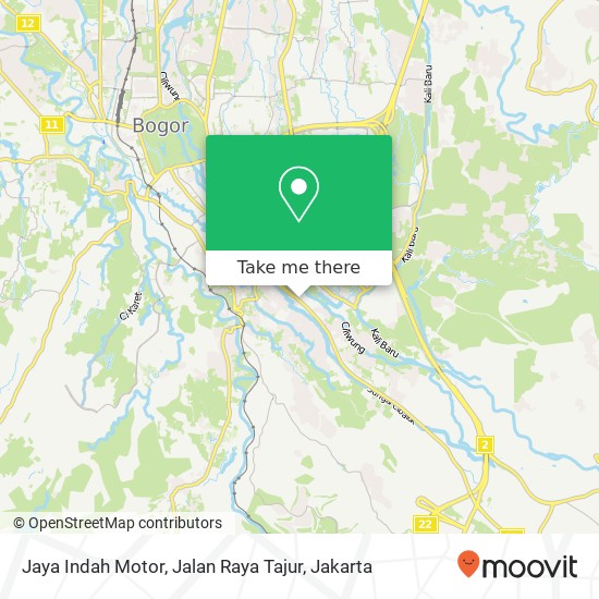 Jaya Indah Motor, Jalan Raya Tajur map