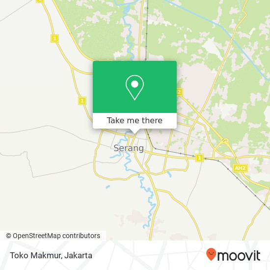 Toko Makmur, Jalan M. Hasanudin Serang map