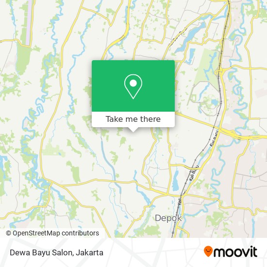 Dewa Bayu Salon map