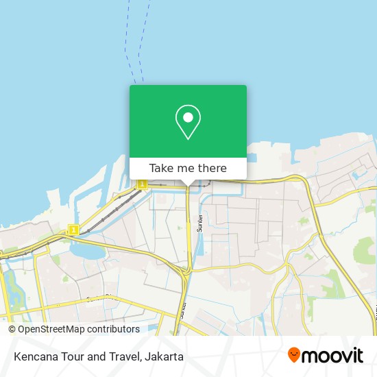 Kencana Tour and Travel map