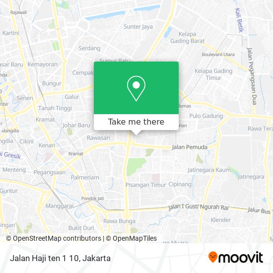 Jalan Haji ten 1 10 map