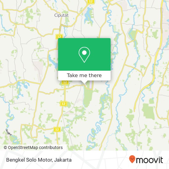 Bengkel Solo Motor map