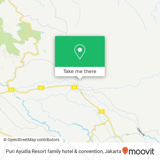 Puri Ayudia Resort family hotel & convention map